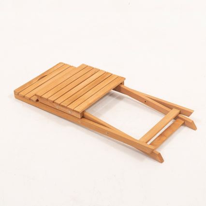 Conjunto de balcón con cojines de haya