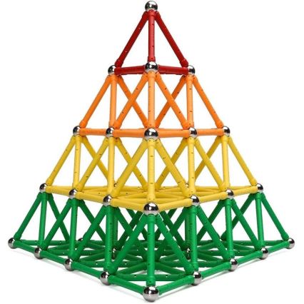 Conjunto de construção magnético, 120 peças