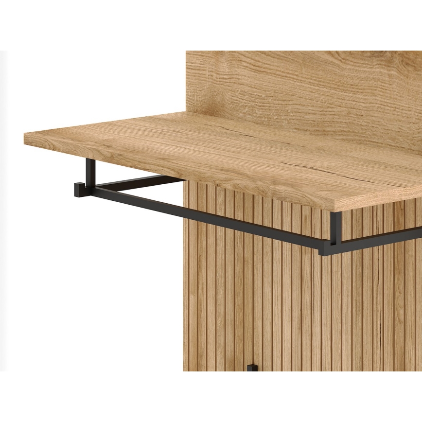 Conjunto de entrada KLEO castanho/branco