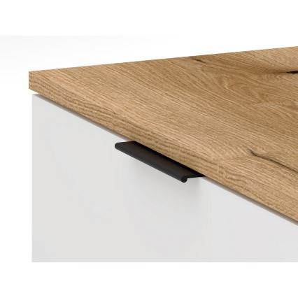 Conjunto de entrada KLEO castanho/branco