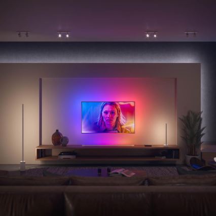 Conjunto de extensão LED fita regulável Philips Hue White And Color Ambiance 1m LED/12,3W/230V