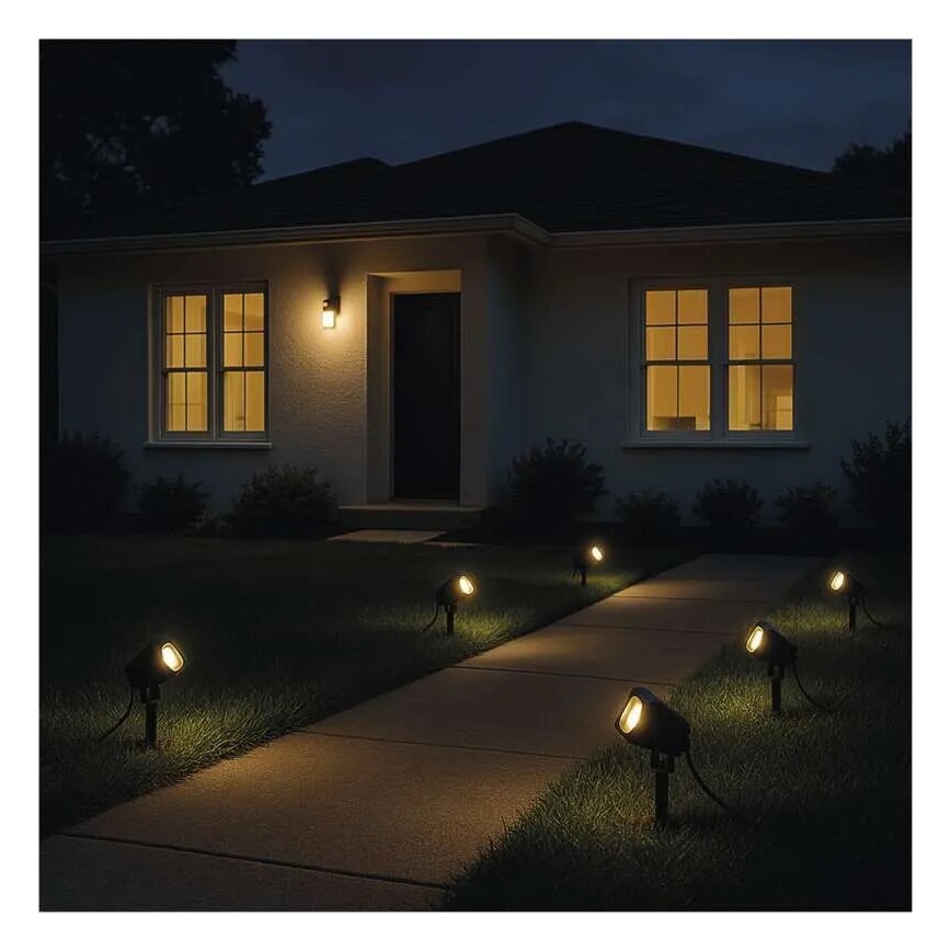 LED RGBIC Regulação exterior candeeiro GoSmart - extensão LED/1,5W/230V 3000-6500K IP65 Wi-Fi Tuya