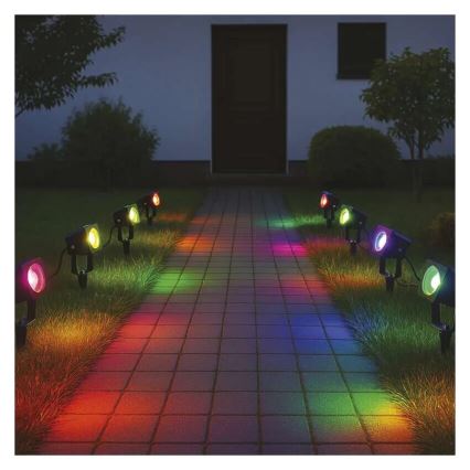 LED RGBIC Regulação exterior candeeiro GoSmart - extensão LED/1,5W/230V 3000-6500K IP65 Wi-Fi Tuya