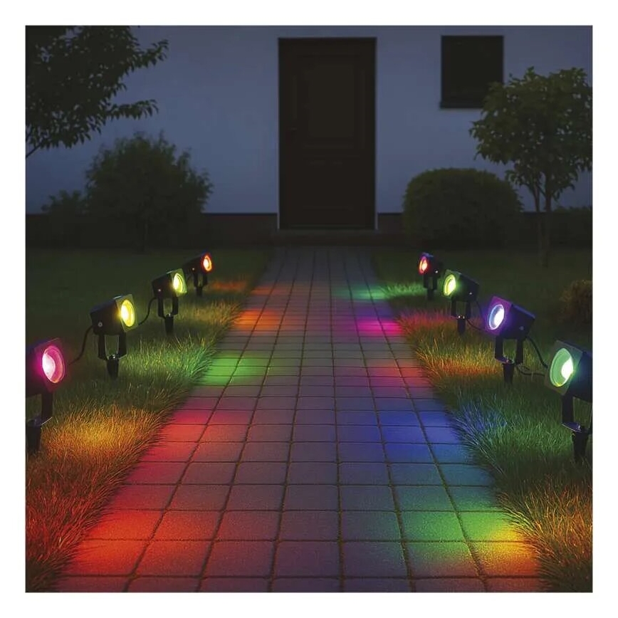 LED RGBIC Regulação exterior candeeiro GoSmart - extensão LED/1,5W/230V 3000-6500K IP65 Wi-Fi Tuya