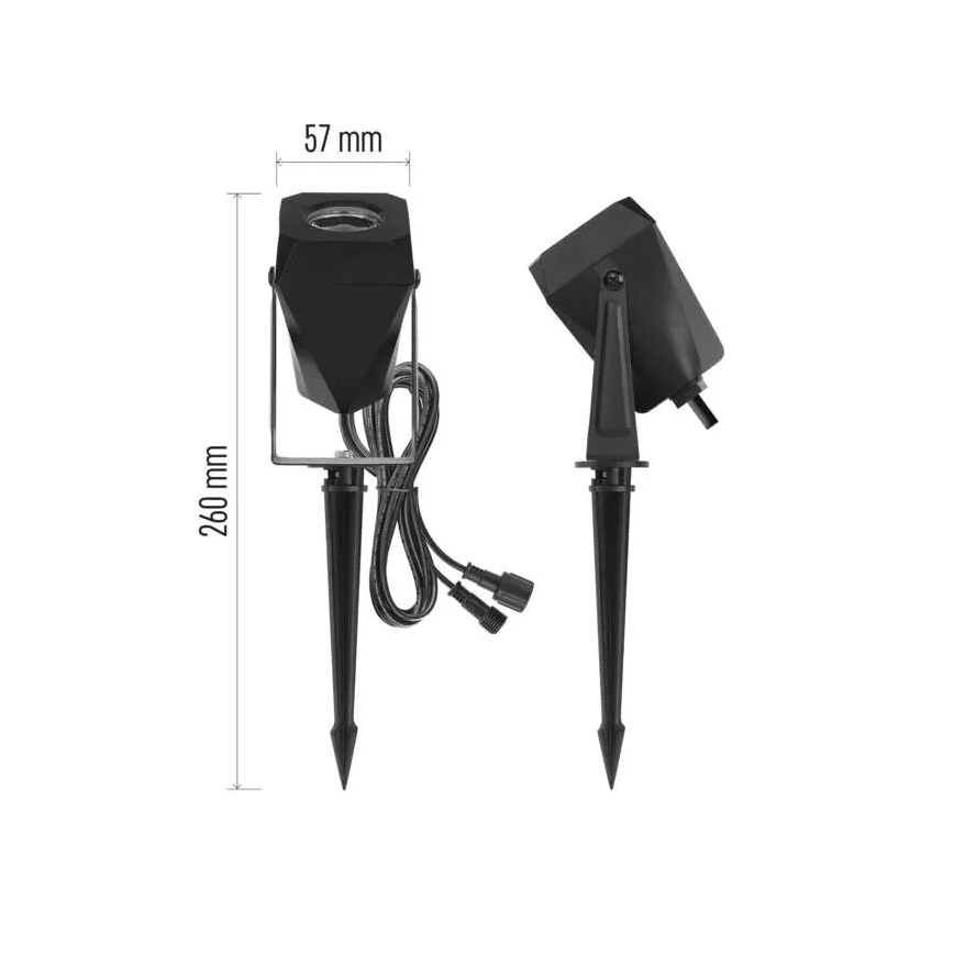 LED RGBIC Regulação exterior candeeiro GoSmart - extensão LED/1,5W/230V 3000-6500K IP65 Wi-Fi Tuya