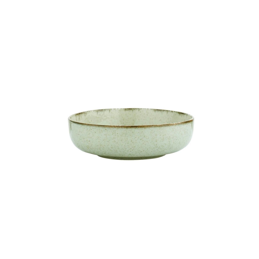 Conjunto de jantar 12 peças verde/porcelana