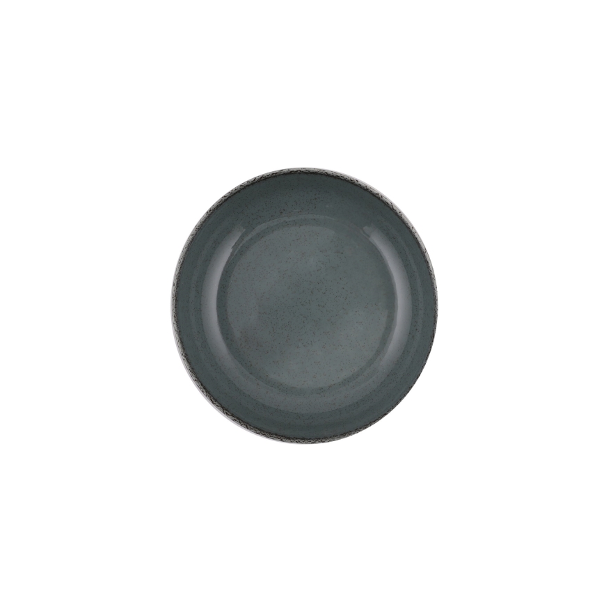 Conjunto de jantar 16 peças em porcelana — cinzento