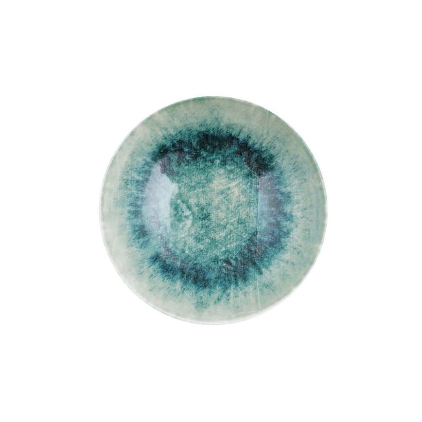 Conjunto de jantar 18 peças azul/porcelana