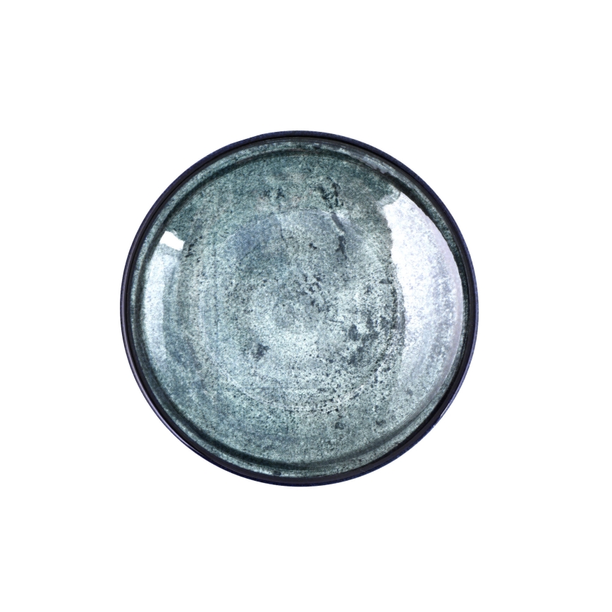 Conjunto de jantar 18 peças azul/porcelana