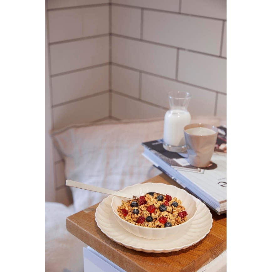 Conjunto de jantar 18 peças branco/porcelana