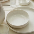 Conjunto de jantar 18 peças branco/porcelana