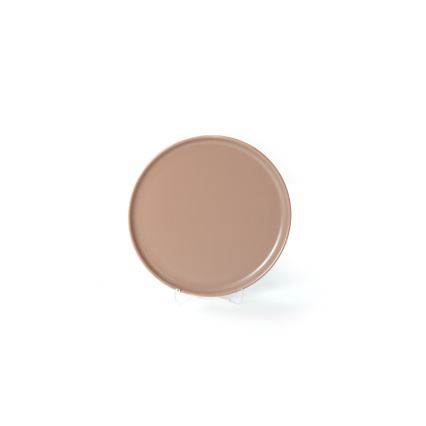 Conjunto de jantar 18 peças, castanho/cerâmica