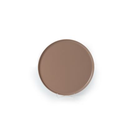 Conjunto de jantar 18 peças, castanho/cerâmica