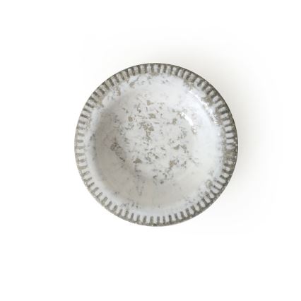 Conjunto de jantar 18 peças cinzento/cerâmica