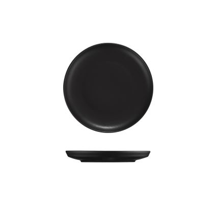 Conjunto de jantar 18 peças em porcelana, preto