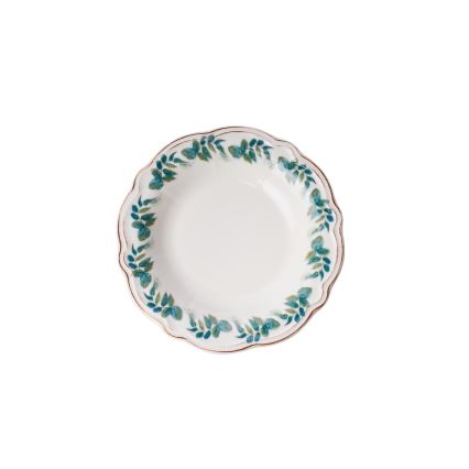 Conjunto de jantar 18 peças multicolorido/porcelana