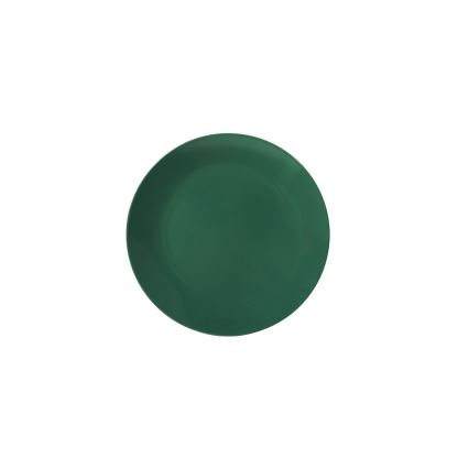 Conjunto de jantar 18 peças, verde/branco, em cerâmica