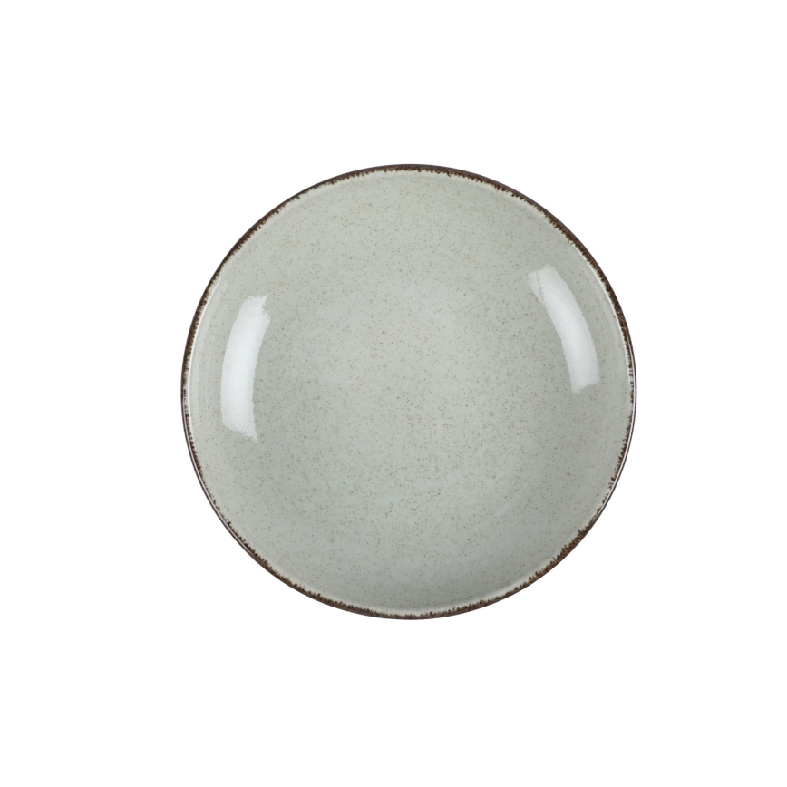 Conjunto de jantar 18 peças verde/porcelana