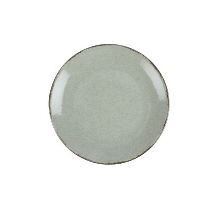 Conjunto de jantar 18 peças verde/porcelana