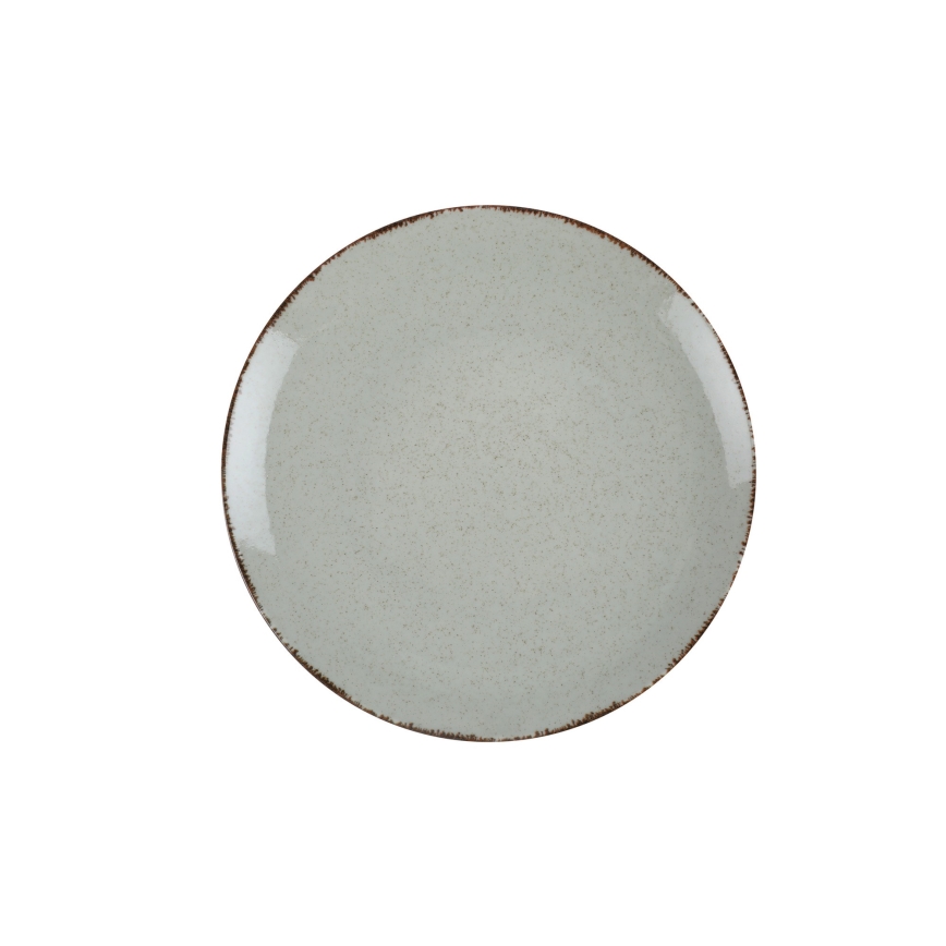 Conjunto de jantar 18 peças verde/porcelana