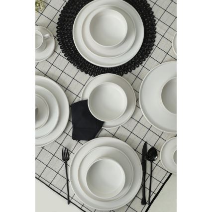 Conjunto de jantar 20 peças branco/cerâmica