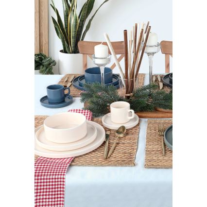 Conjunto de jantar 20 peças multicolorido/grés