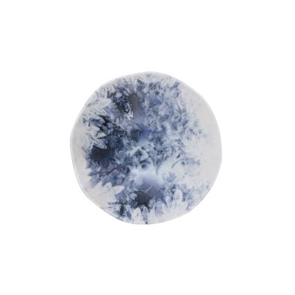 Conjunto de jantar 24 peças, azul, em porcelana