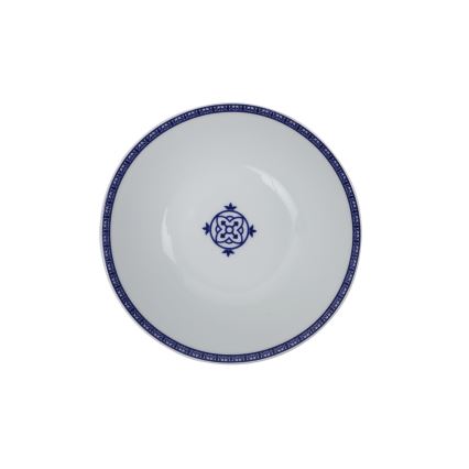 Conjunto de jantar 24 peças azul/porcelana