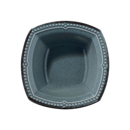 Conjunto de jantar 24 peças azul/porcelana