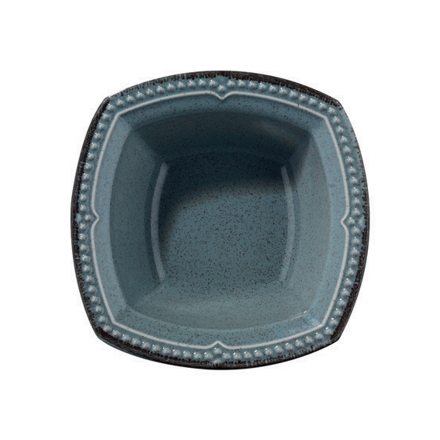 Conjunto de jantar 24 peças azul/porcelana