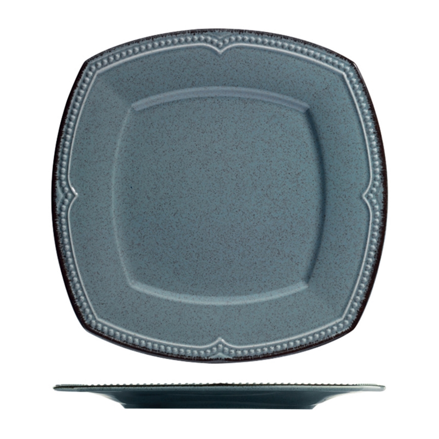 Conjunto de jantar 24 peças azul/porcelana