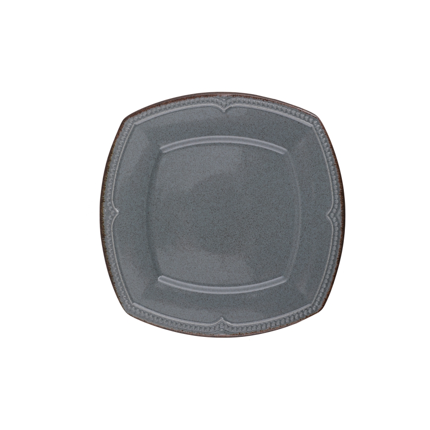 Conjunto de jantar 24 peças azul/porcelana