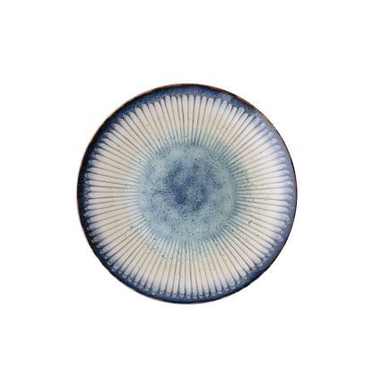 Conjunto de jantar 24 peças azul/porcelana