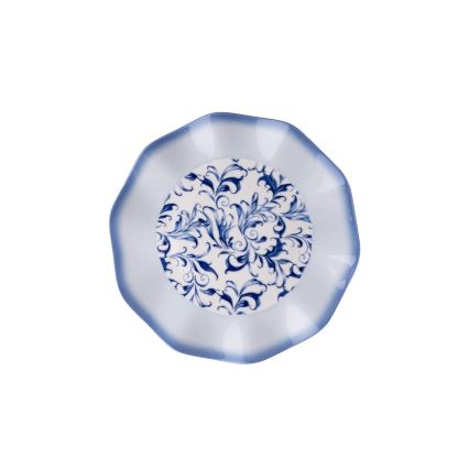 Conjunto de jantar 24 peças azul/porcelana