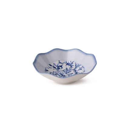 Conjunto de jantar 24 peças azul/porcelana