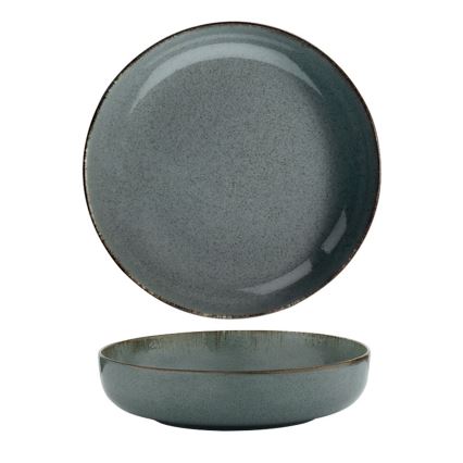 Conjunto de jantar 24 peças azul/porcelana