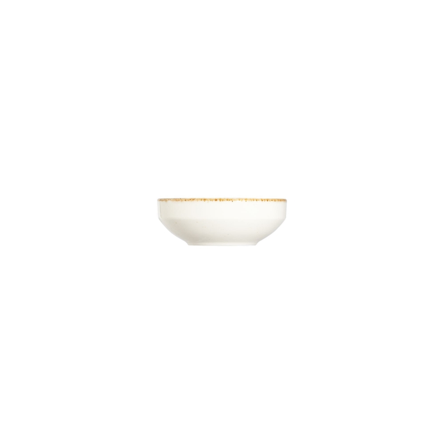 Conjunto de jantar 24 peças branco/bege/porcelana