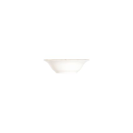 Conjunto de jantar 24 peças branco/dourado/porcelana