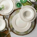 Conjunto de jantar 24 peças branco/porcelana
