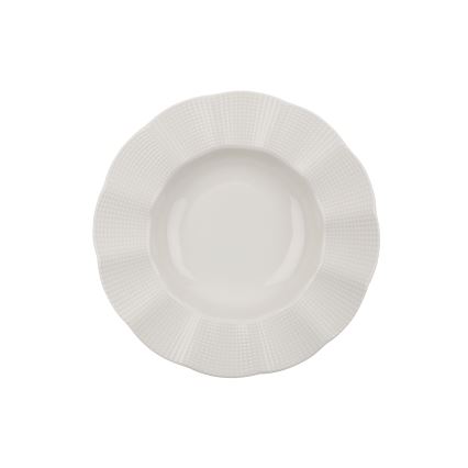 Conjunto de jantar 24 peças branco/porcelana