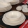 Conjunto de jantar 24 peças branco/porcelana