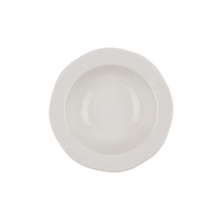 Conjunto de jantar 24 peças branco/porcelana