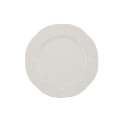 Conjunto de jantar 24 peças branco/porcelana