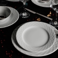 Conjunto de jantar 24 peças branco/porcelana