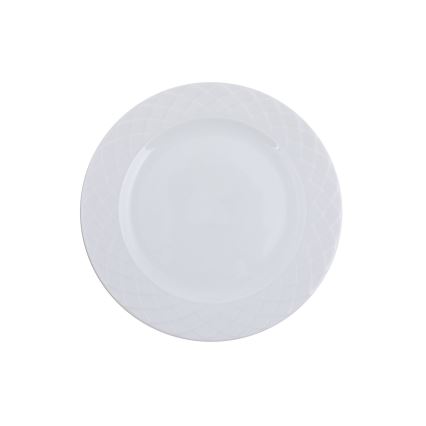 Conjunto de jantar 24 peças branco/porcelana