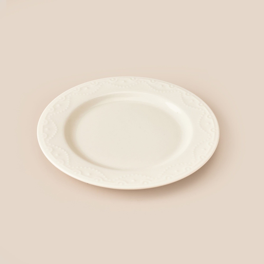 Conjunto de jantar 24 peças branco/porcelana