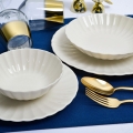 Conjunto de jantar 24 peças branco/porcelana