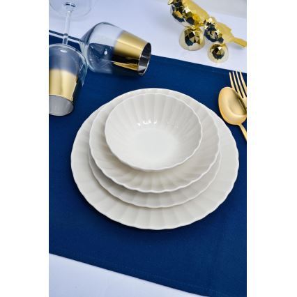 Conjunto de jantar 24 peças branco/porcelana