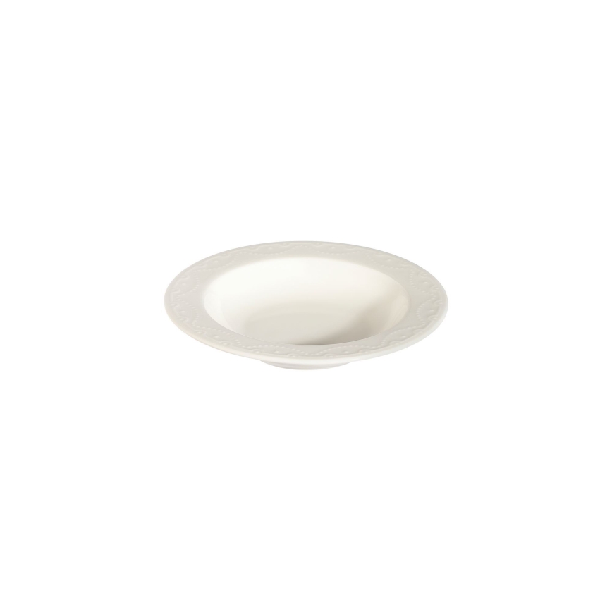 Conjunto de jantar 24 peças, branco/porcelana