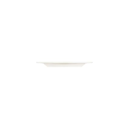 Conjunto de jantar 24 peças branco/prateado/porcelana